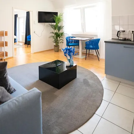 Apartamento Blauwal - W14, Zentral In Bahnhofsnaehe, Balkon, Kueche *