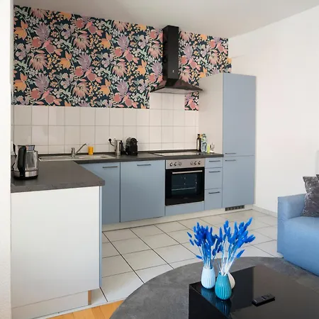 Appartamento Blauwal - W14, Zentral In Bahnhofsnaehe, Balkon, Kueche *